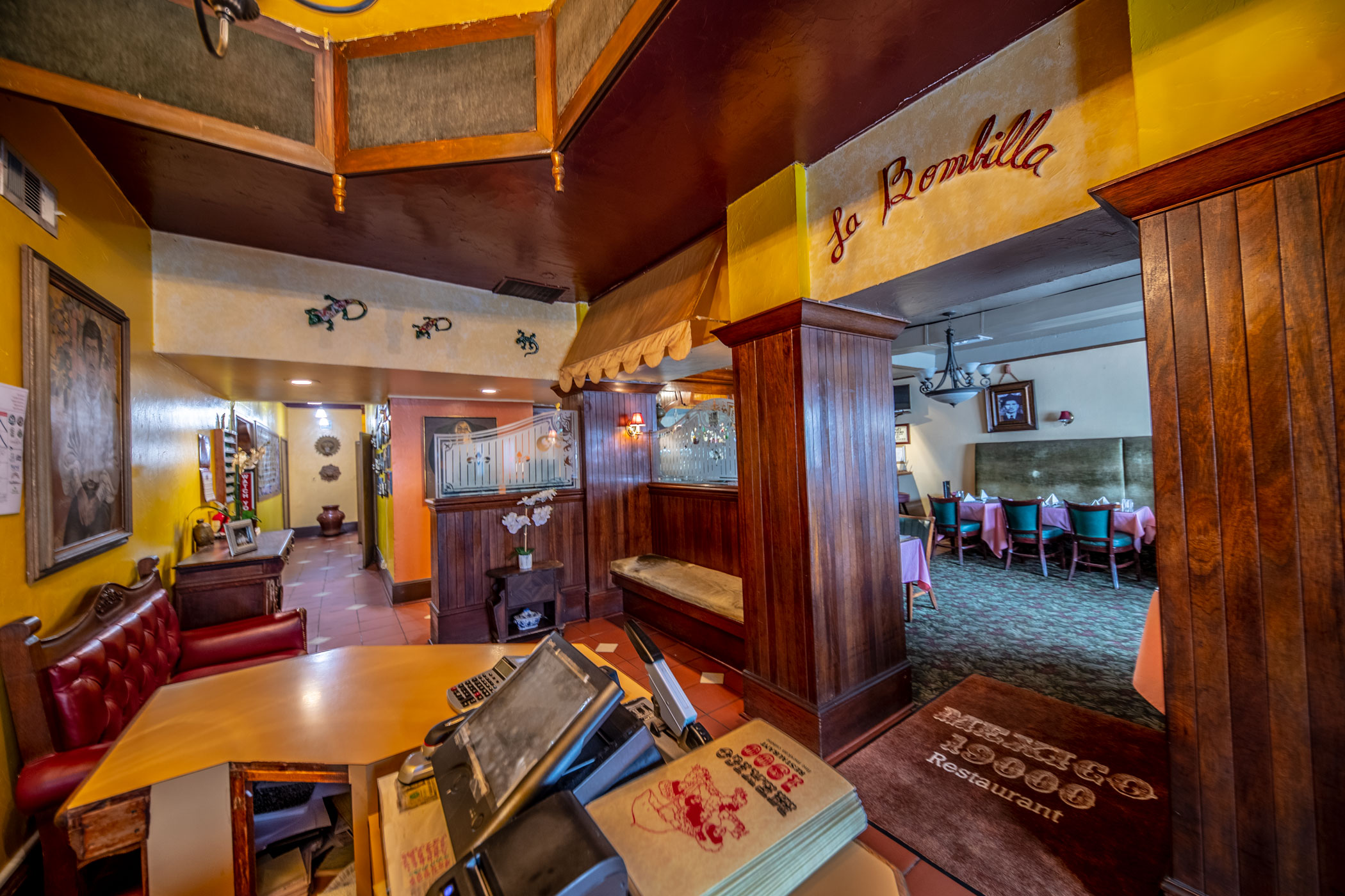 Interior of Mexico 1900 Family Restaurant